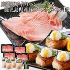 鹿籠豚手作りハンバーグ&鹿児島県産豚ローススライス4P A3-142