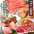 定期便(2回配送)枕崎お楽しみ便(黒毛和牛・まぐろ・手作りハンバーグ・さつまあげ等) DD-6002