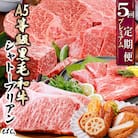 定期便(5回配送)A5等級黒毛和牛シャトーブリアン・サーロインステーキetc GG-0030