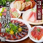 定期便(半年で3回)さつま揚げ&鮮度抜群な一本釣りかつお・まぐろ LL-6007