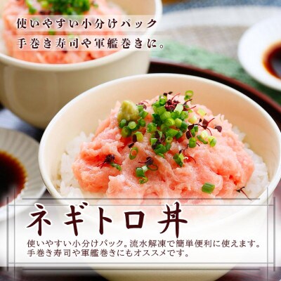 【訳あり】鮪赤身&ネギトロセット　A3-345