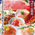 定期便2回配送　鹿児島県産黒毛和牛・うなぎ　CC0-0001