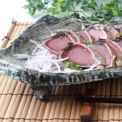 火之神窯「陶片木」 粉引 刷毛目 脚付き まな板皿 A6-112