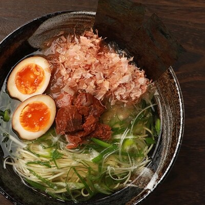 水産高校生考案　枕崎かつおラーメン　12袋×2人前　和風しお味　液体スープ付 A3-51