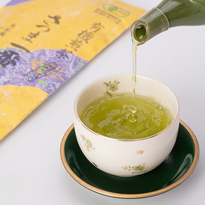 【のし付き・御歳暮】一番茶のみ使用!有機栽培緑茶 さつま一番茶【100g×3袋】 A6-117S
