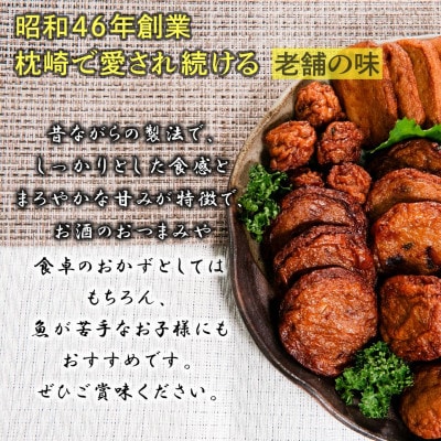 真空パック さつま揚げ(つけあげ)全9種詰合せ 化粧箱入り A8-91