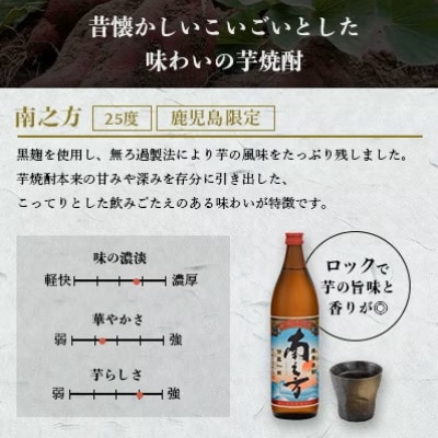 【本格焼酎】枕崎・南之方【薩摩酒造の逸品と鹿児島限定の焼酎】720ml/900ml A4-4