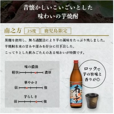 【本格焼酎】南之方【鹿児島限定】900ml×2本 A2-14