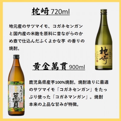 【本格焼酎】心地よい酔い心地!地元酒屋セレクトの焼酎6銘柄(900ml・720ml) C1-895