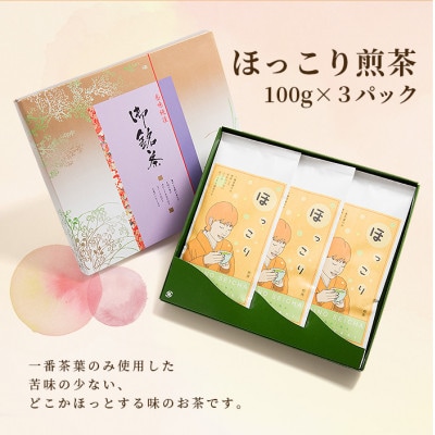 【父の日】(一番茶のみ使用)ほっこり煎茶 100g×3袋 A5-1F