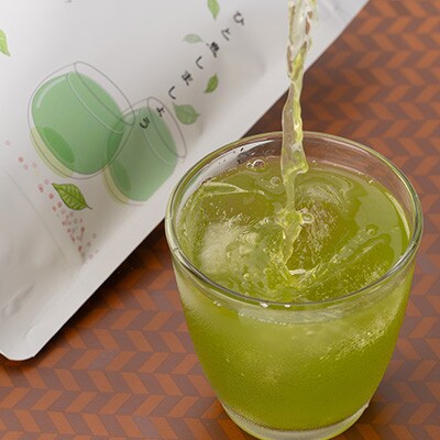【のし付き・お歳暮】「天然玉露あさつゆ」緑茶ティーバッグ(5g×25P)×4袋 A4-1S