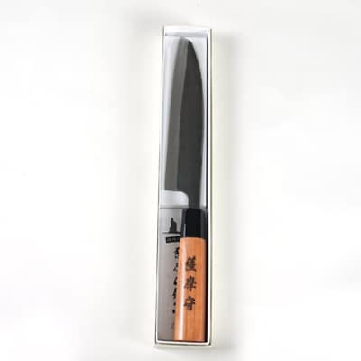 伝統工芸 包丁 薩摩守 大 18cm 三徳包丁 文化包丁 ステンレス E0-3