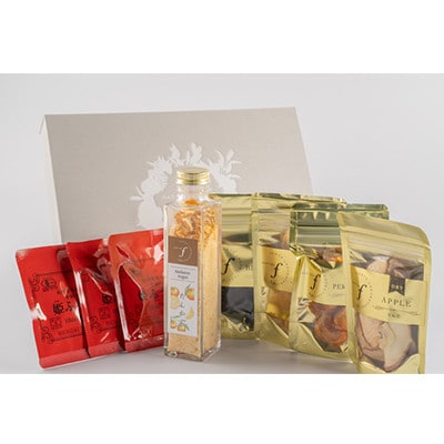 【のし付き・御歳暮】無添加 ドライフルーツ・果実シュガー・紅茶 詰め合わせ fラボ A3-163S
