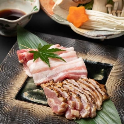 特製出汁が香る 鹿児島県産鶏しゃぶしゃぶセット 2人前【自家製胡麻タレ付】和懐おおた A8-33
