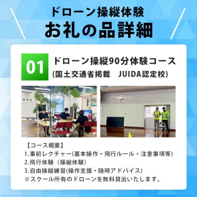 ＼ドローン操縦体験/【第一歩】ドローンの世界に一歩踏み出すコースです!! C7-2