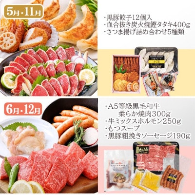 お肉とお魚　お楽しみ定期便　6回配送JJ10-0002