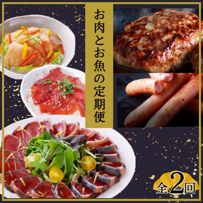 【毎月定期便】お肉とお魚の定期便全2回