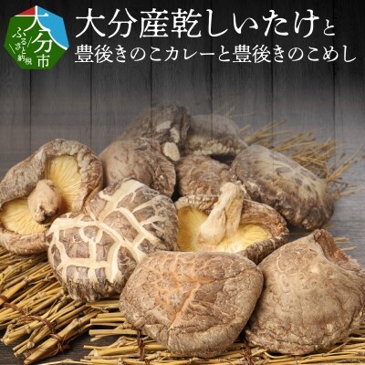 (D)大分産乾しいたけと豊後きのこカレーと豊後きのこめし_F07027