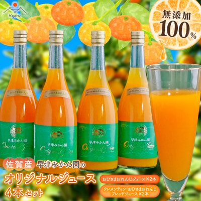 オリジナルジュース2種 4本セット　O92