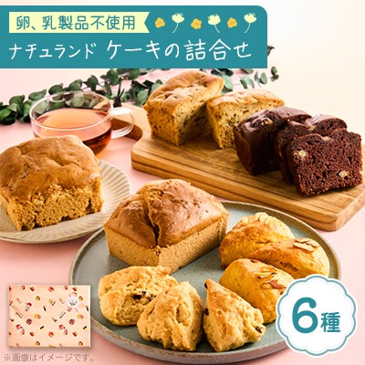卵、乳製品を使用しないケーキの詰め合わせ