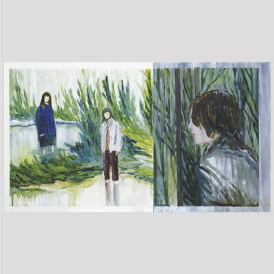 『狭間に』(平面作品・油彩画)