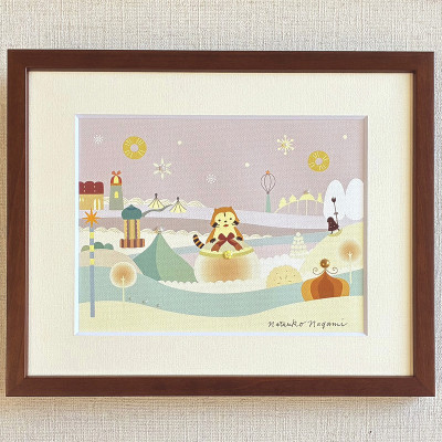 あらいぐまラスカル　アートプリントDECO　【White】