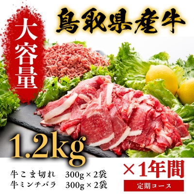鳥取県産牛 定期便 12ヶ月コース