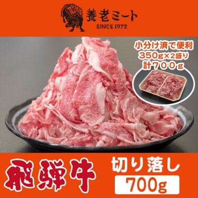 飛騨牛　切り落し　700g(350g×2盛りで小分け済)