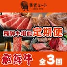 【毎月定期便】月替わりで色々な飛騨牛を楽しめる全3回