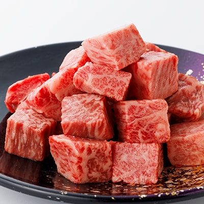 【飛騨牛】ヒレ&サーロインサイコロステーキ400g 岐阜県産 黒毛和牛