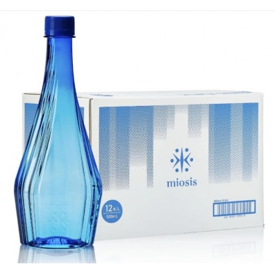 【国産天然水】ミネラルウォーター【miosis ミオシス】 1本 584ml × 12本セット