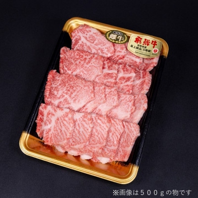 【最飛び雌牛】飛騨牛A5等級モモ焼き肉用　400g