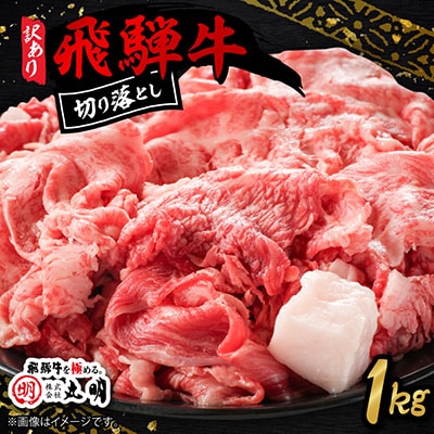 【訳あり】飛騨牛　切り落とし(コマ切れ)　1kg