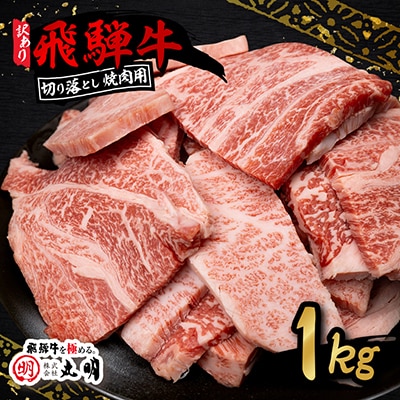 【訳あり】飛騨牛 焼肉　切り落とし 1kg
