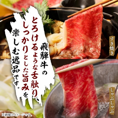 【毎月定期便】飛騨牛　モモうでスライス　1kg全3回