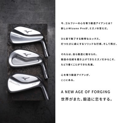 Mizuno Pro 243 アイアン 6本組(No.5～9、PW)5KJSS33206S2