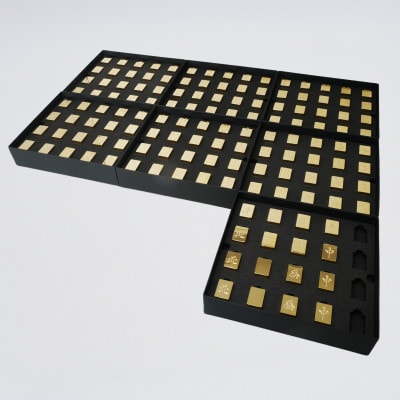 【24金が光る】金の牌 136個フルセット