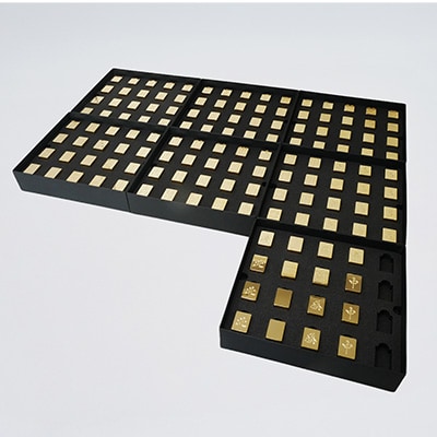 【24金が光る】金の牌 136個フルセット