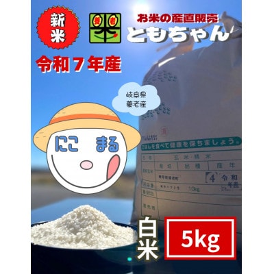 令和7年産　にこまる　白米　5kg