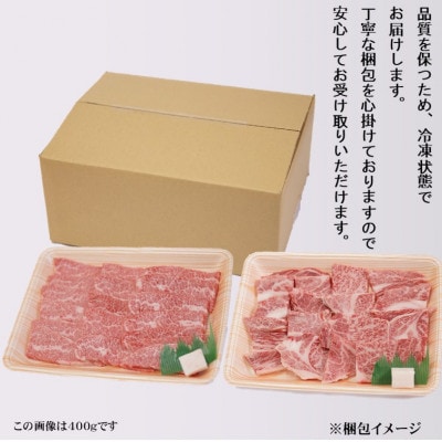 【飛騨牛】焼き肉2種食べ比べセット各400入り　合計800g