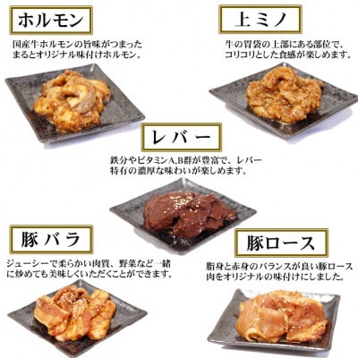 【毎月定期便】毎月届く　焼き肉セット(霜降り焼き肉&味付けホルモンなど)全3回