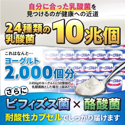 【毎月定期便】乳酸菌サプリメントナノ型乳酸菌10兆個&ビフィズス菌配合菌活すっきり90日90粒全4回