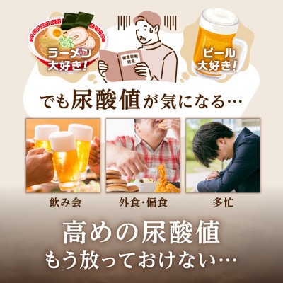 【毎月定期便】ルテオリンサプリメント キニシナイトGOLD　尿酸値ケア 180日(180粒)全4回