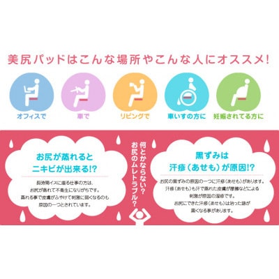 美尻パッド　留紺(とめこん)