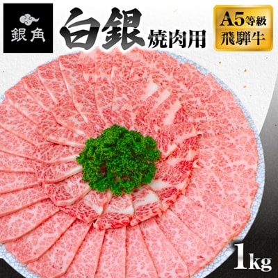 【飛騨牛】白銀焼肉用1kg
