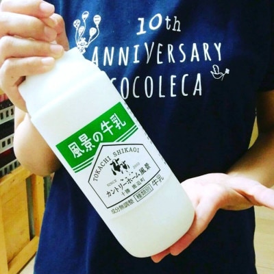 【毎月定期便】風景の牛乳 900ml　牧場てづくりのむヨーグルト 900g　各2本全12回