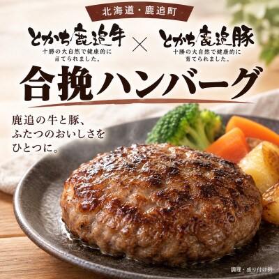 鹿追産　牛豚合挽きハンバーグ　140g ×100個