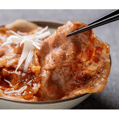 鹿追産　自然放牧黒豚　十勝名物　豚丼セット(ロース200g×3・肩ロース200g×2・たれ1本)