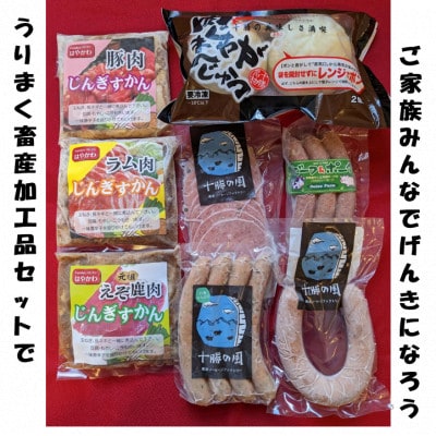 道の駅うりまくの畜産加工品セット(8種各1パック)