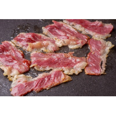 【十勝高田牧場物語】 Jersey Beef バラベーコン(スライス) 5袋【1718】